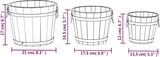 thumbnail of vidaXL 3-tlg. Pflanzeimer-Set Massivholz Tanne