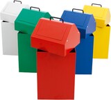 thumbnail of PROREGAL Abfallsammler, selbstschließender Einwurfklappe, 45L, HxBxT 64x33x31cm, Feuer- & Geruchshemmend, Grau, Abfalleimer Abfalltrennung