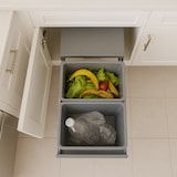 thumbnail of Kitchen Move Papelera empotrada deslizante HYPE 36L Plástico Gris