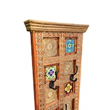 thumbnail of SIT Möbel Perchero | 3 ganchos | Acacia, metal | Multicolor | An. 39 x Pr. 6 x Al. 107 cm