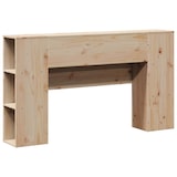thumbnail of vidaXL Hoofdbord met opbergruimte 135 cm massief grenenhout