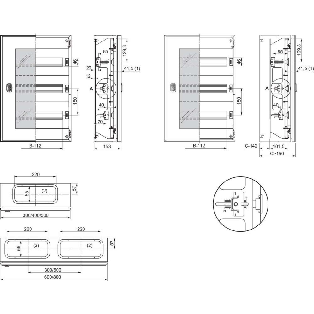 Schneider Electric Automatenabdeckung NSYDLM48