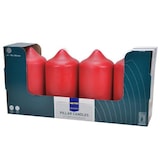 thumbnail of METRO Professional Stompkaarsen, paraffine, 7.8 x 15 cm, ca. 61 uur, rood, 4 stuks