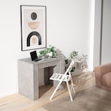 thumbnail of Consolle allungabile, Tavolo consolle allungabile, 140, Per 6 persone, Tavolo da pranzo, Stile moderno, Cemento _ EX140CEM2020