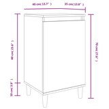 thumbnail of vidaXL Nachttisch Grau Sonoma 40x35x70 cm Holzwerkstoff