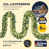 thumbnail of Casaria Weihnachtsgirlande 5m 100 LED Outdoor Girlande Weihnachten Tannengirlande Außen Weihnachtsdeko