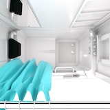 thumbnail of Seniorendusche und Sitzwanne Kombination Wanne mit Tür S08D-TH-B-L 110x68x205cm