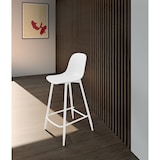 thumbnail of Frida - Hocker aus weißem Polypropylen - 2er-Set