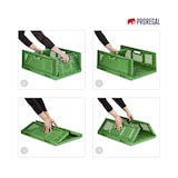 thumbnail of PROREGAL Stabile Profi-Klappbox Chameleon in Industriequalität | HxBxT 18x40x60cm | 35 Liter | klappbar | Eurobox Eurobehälter Transportbehälter
