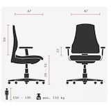 thumbnail of Topstar Bürostuhl / Drehstuhl HJH SOLUTION PRO AL.B2 schwarz