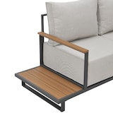 thumbnail of SVITA MALIBU Tuinlounge Set Modulaire Outdoor Lounge 25cm Dikke Kussens Grijs