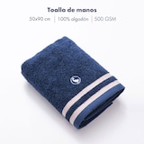 thumbnail of El Ganso - Set mit 3 Badetüchern (Gesicht 30 x 50 cm + Hände 50 x 90 cm + Dusche 70 x 140 cm), 100 % Baumwolle, 500 g/m², Marineblau