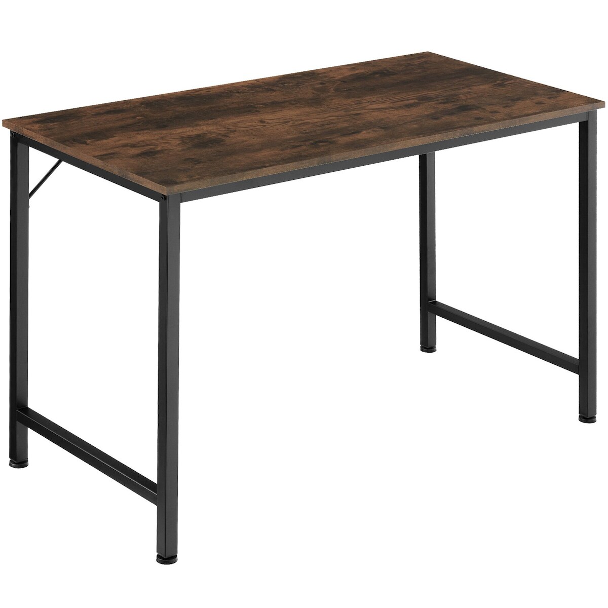tectake Schreibtisch Jenkins Industrial Holz Dunkel, Rustikal
