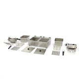 thumbnail of Gastro Fritteuse - 2 x 6 l - 2 Körbe - Bis zu 2,4 kg Pommes Frites