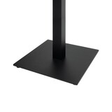 thumbnail of Mesa Cuadrada de Hostelería 70x70 cm en Madera Maciza de Acacia y Base Cuadrada de Acero Negro para Cafeterías y Restaurantes