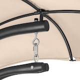 thumbnail of tectake Fauteuil suspendu Elaria avec pare-soleil et poche latérale - beige - 404603