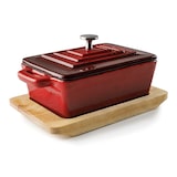 thumbnail of Cacerola rectangular con tapa Magma Red de Lacor