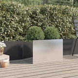 thumbnail of vidaXL Pflanzkübel Silbern 62x40x39 cm Edelstahl