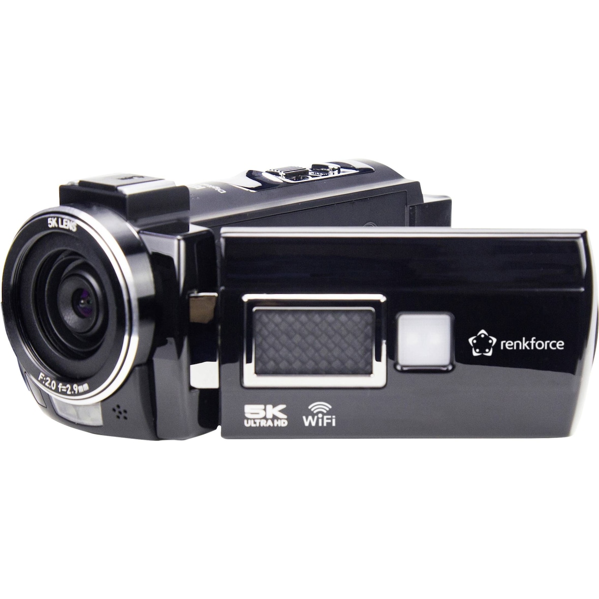 Renkforce RF-DV-200 Camcorder 5K 7.6 cm 3 Zoll 8 Megapixel Schwarz RF-6442924