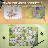 thumbnail of ECD Germany Malset 220-teilig – XXL Malkoffer Holz, Acrylfarben, Buntstifte, Wachsmaler, Aquarell, Künstler Zeichenset, Malkasten für Kinder &