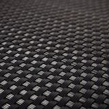 thumbnail of NYVI Polyrattan Balkon Sichtschutz Privafence - Balkonbespannung mit Metallösen - UV-fest, Wetterfest, Blickdicht 300x100 cm Schwarz