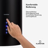 thumbnail of Klarstein Barett Inselabzugshaube Ø35 cm Umluft 558 m³/h LED Aktivkohlefilter Schwarz