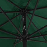 thumbnail of vidaXL Parasol met metalen paal 390 cm groen