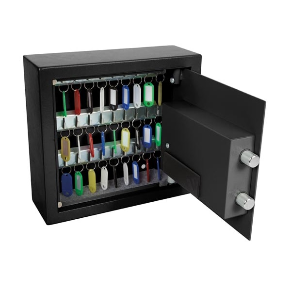 Caja de seguridad para llaves - 28 x 30 x 10 mm - 30 llaves