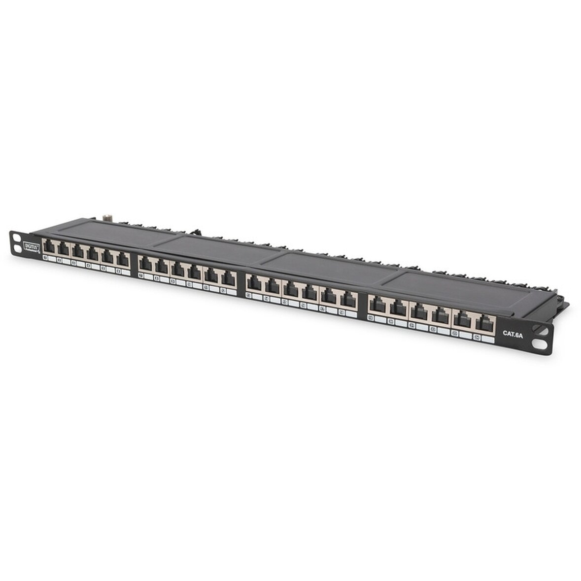 DIGITUS CAT 6, KlasseE High Density Patch Panel, geschirmt, sw