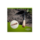thumbnail of Handgeschmiedete Gartenhacke aus Edelstahl und Eisen Holzstiel VITO