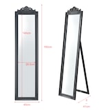 thumbnail of Helloshop26 - Miroir sur pied inclinable 160 x 40 cm gris foncé 03_0007963