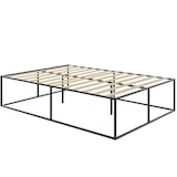 thumbnail of tectake Estructura de cama de metal KYOTO con somier, 250 kg - 140 x 200 x 46,5 cm negro