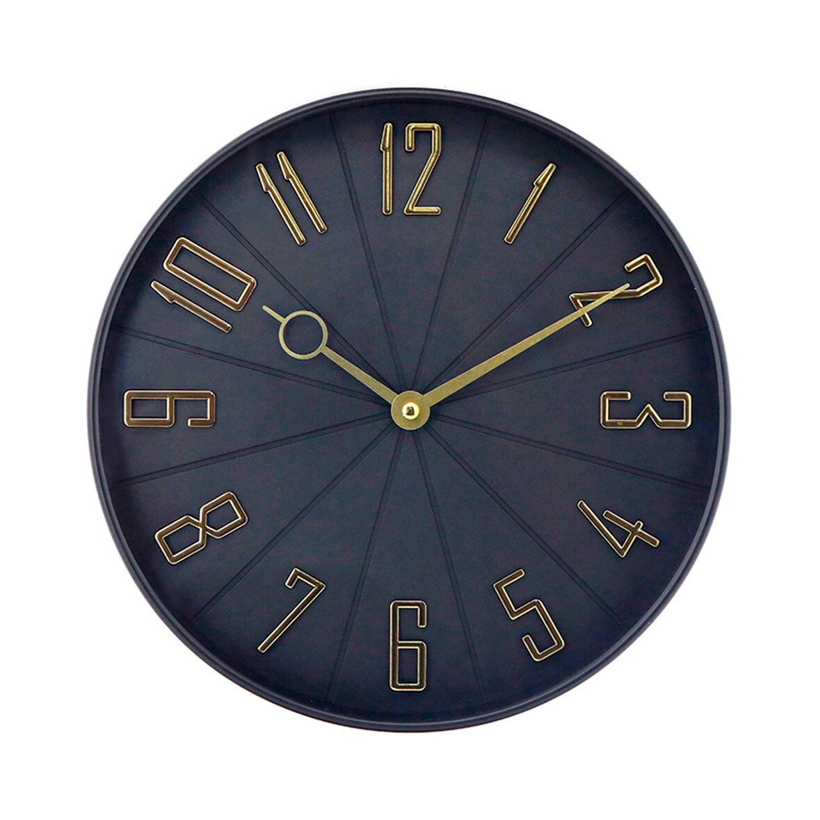 Relógio de Parede Vintage Preto/Dourado Ø27,3cm Thinia Home