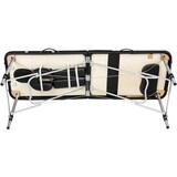 thumbnail of 3 Zonen Massageliege-Set mit 5cm Polsterung, Rollen und Aluminiumgestellschwarz