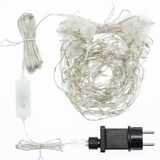 thumbnail of Guirlande stalactites chute de neige 3m H80cm 220 LED gouttes blanc froid câble transparent Lotti