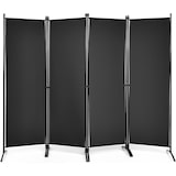 thumbnail of COSTWAY Tabique divisorio, 220 x 173 cm, biombo plegable, biombo de privacidad, 4 piezas, negro