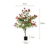 thumbnail of Plantas artificiales Naturing Monde Hortensia paniculata rosa 160cm