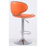 thumbnail of Lot de 2 tabourets de bar Las Vegas V2 similicuir Orange/Chrome