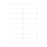 thumbnail of Wasserlösliche Etiketten 105,0 x 36,5 mm(Anzahl Bögen /VPE: 50)