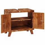 thumbnail of Helloshop26 - Moderner Badezimmerschrank mit 2 Ablagen 60 x 33 x 55 cm aus recyceltem braunem Holz 02_0058084