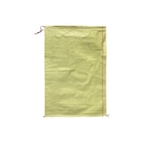 thumbnail of 100x Schwerlastsack Gewebesack Hochwassersack Getreidesack Lagersack PP mit rotem Streifen mit Band 500 x 800 mm 30kg gelb