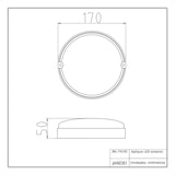 thumbnail of Jandei - Luminária de parede, embutida, redonda, 15W, branco frio, 6000K