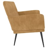 thumbnail of vidaXL Sitzbank Braun 108x79x79 cm Samt