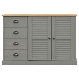 thumbnail of vidaXL Sideboard mit Schubladen VIGO 113x40x75 cm Massivholz Kiefer