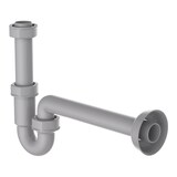 thumbnail of ECO SAVE Siphon, nachhaltiger Waschbecken Abfluss, Geruchsverschluss aus recyceltem Kunststoff, Röhrensiphon