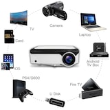 thumbnail of Projecteur Vidéo Full HD Vidéoprojecteur LED 200 AINSI Lumens 200 " USB HDMI YONIS