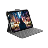 thumbnail of Keyboard Logitech Slim Folio iPad (10th gen) gray (DE) (920-011423)