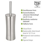 thumbnail of WENKO WC-Garnitur Mod. Pieno Matt Edelstahl