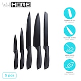 thumbnail of WellHome - Juego de Cuchillos de 5 Piezas de Acero y polipropileno
