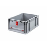 thumbnail of PROREGAL Eurobox NextGen Insight Cover | HxBxT 17x30x40 | 16 Liter | Niedrig/Rot | Eurobehälter, Transportbox, Transportbehälter, Stapelbehälter